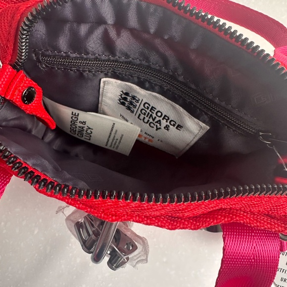 George Gina & Lucy Sweets Size Mini Red and Pink Crossbody Bag: NWT - Picture 8 of 10